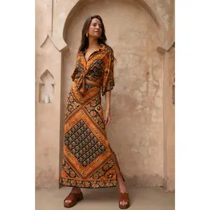 Whitney Skirt in Saffron