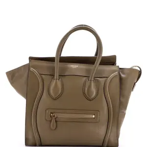 Pre-owned Celine Leather Tote Bags REBAG Luggage Bag Grainy Mini by Rebag