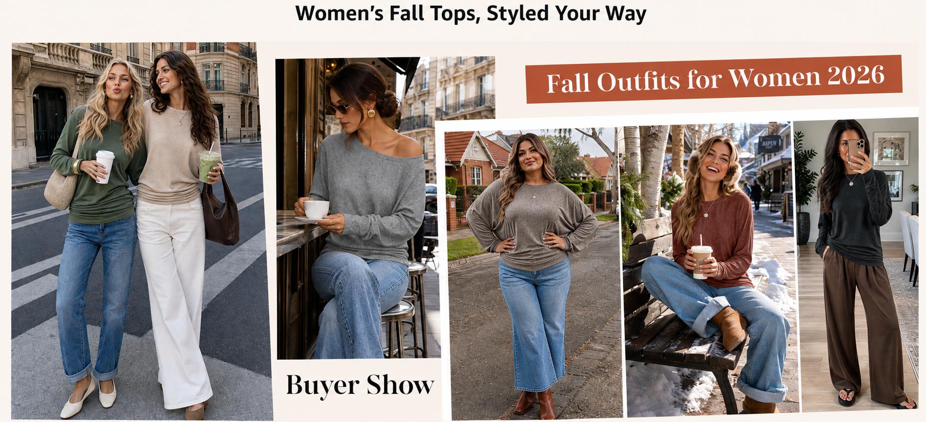 OFEEFAN Womens Long Sleeve Shirts Ruched Hem Fall Tops Lightweight Sweaters