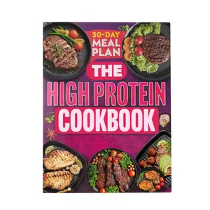 High Protein Diet Food List - Meal Plan, Break fast Recipes for Easy Chart Brochure Cookbook