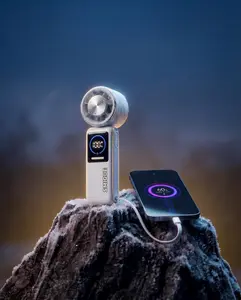 Handheld festival fan and Power Bank w/ out lanyard