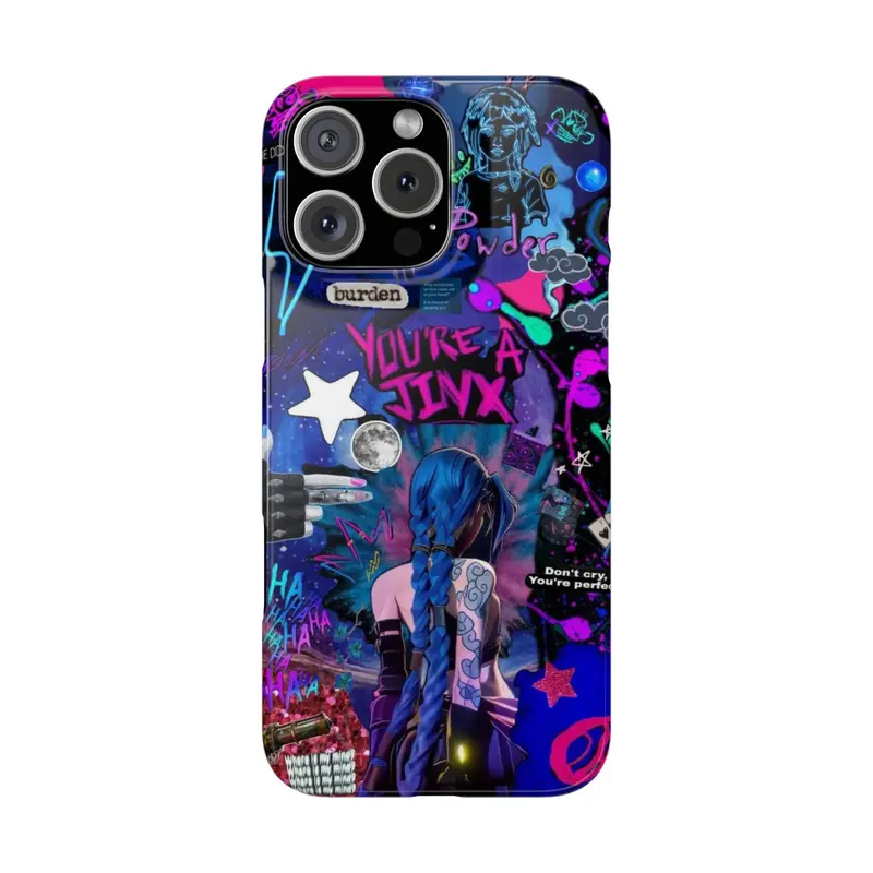 jinx graffiti phone case - TikTok Shop