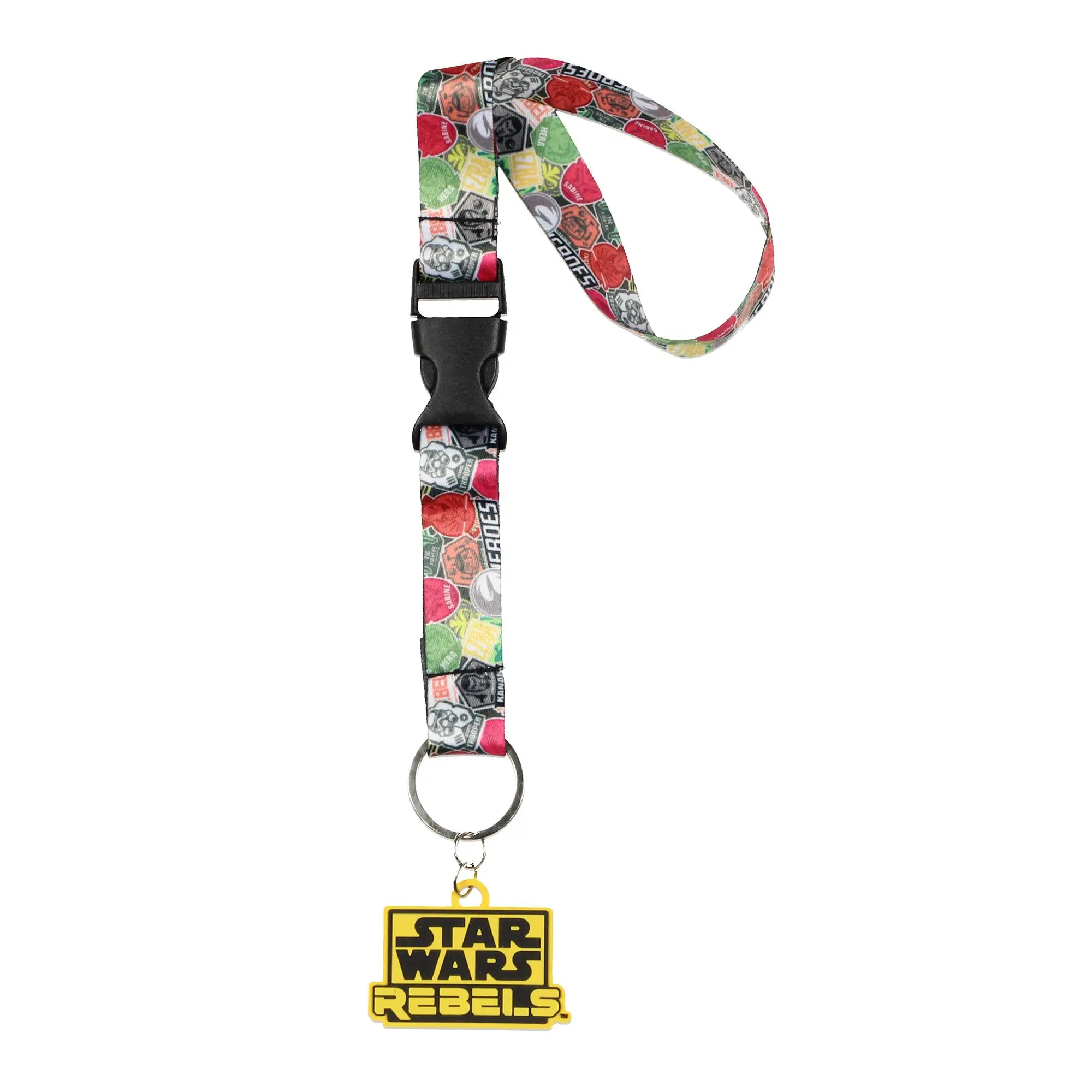 Star Wars: Rebels Wristlet Lanyard Keychain, Multi-Purpose Accessory for Keys, Wallets, Hand & Wrist Use (For Men)