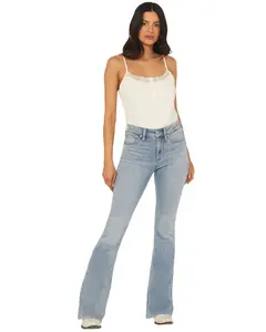 Idyllwind Women's Outlaw Light Wash High Rise Double Back Yoke Bootcut Super - Iwsp25j16-Ltw