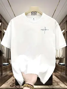 Men's Unique Summer Regular T-Shirt with New York Print, Comfortable Daily Wear for Spring & Summer, Stylish Graphic Tee for Casual