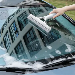 Joytutus Multifunctional Glass Wiper Set with Watering Can & Steam Function Ideal for Mirrors Windows Cars & Bathroom Accessories White Cleaning Cleaner