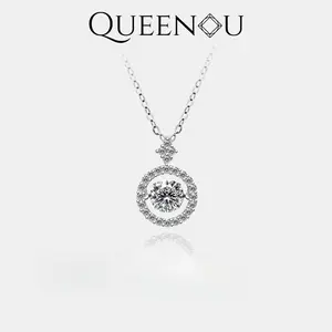 【237】Synthetic Moissanite Necklace - Classic Anniversary, Birthday, and Valentine's Day Gift for Women