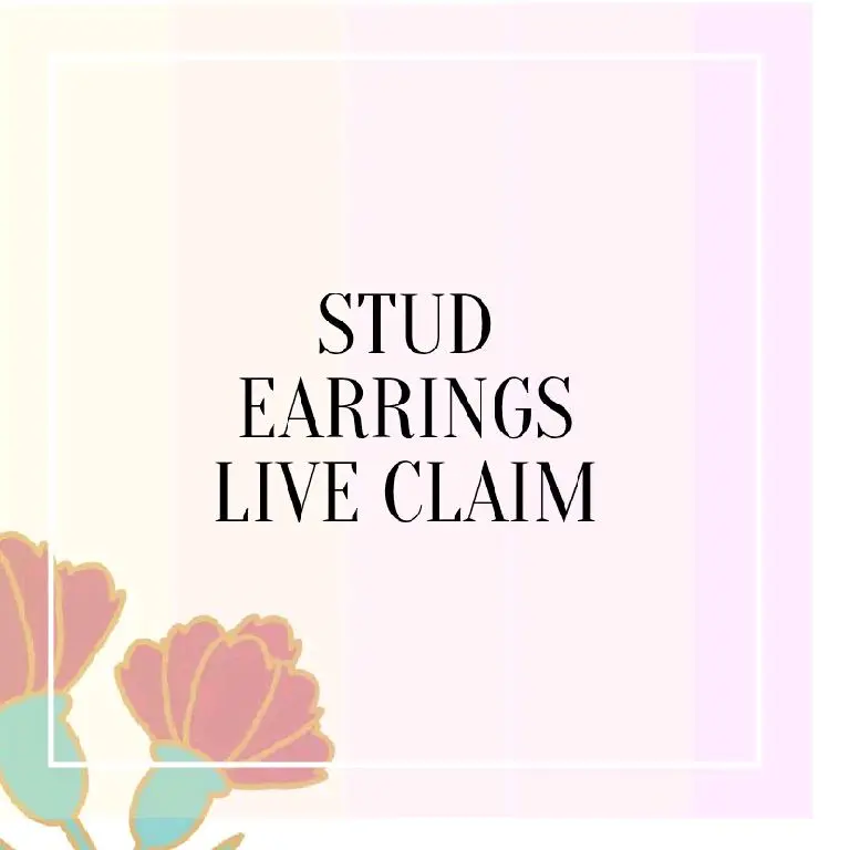MamaFlor Live Stud Earring Claim - polymer clay