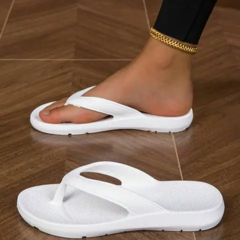 Unisex Summer Sandals, Anti-Slip Fashion Outdoor Beach Slippers, Flip Flop, EVA Non Slip Soft Sole Open-Toe Shoes for Men & Women, Casual Wear