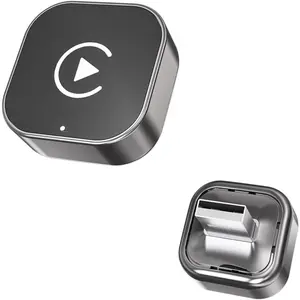 Adapter &  Wired  to  Device, 2-in-1 Mini T-Shaped for  USB Plug and Play Auto Connect, No Delay for  iOS 10+, Android 11+ Version[2026 Upgrade]