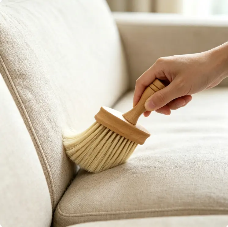 1pc Wood Cleaning Brush - Soft Bristle, Home Cleaning Tool, Cleaning Supplies, Multi-Use for Keyboards, Laptops, Cameras & Car Interiors
