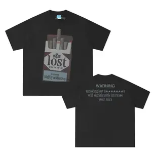 Smoking Kills Tee Mgk Same As Official Website Tee-shirt High Quality Graphic Printing Retro Casual Tshirt Unisex 100%CottonTops JJ6