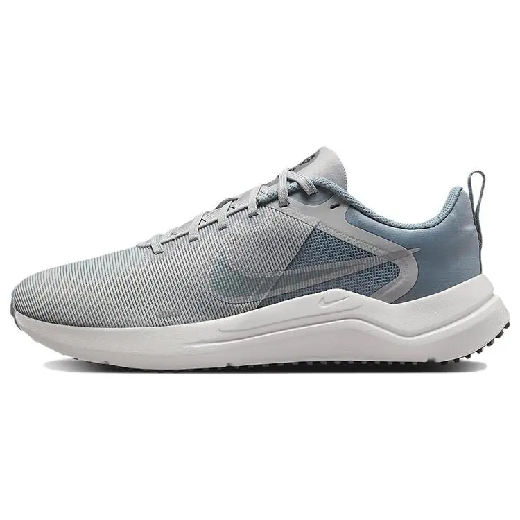 Nike Downshifter 12 Light Smoke Grey Photon Dust' Stylish Comfortable Cushioned Breathable Low Top Casual Running DD9293-004