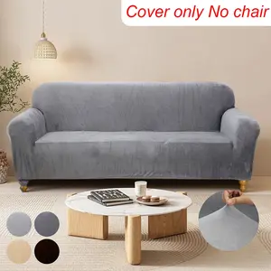 Ultra-Soft Stretchable Silver Fox Fur Sofa Cover, Removable Washable Fabric, Multiple Colors Available, Ideal for Home Decor & Furniture Use