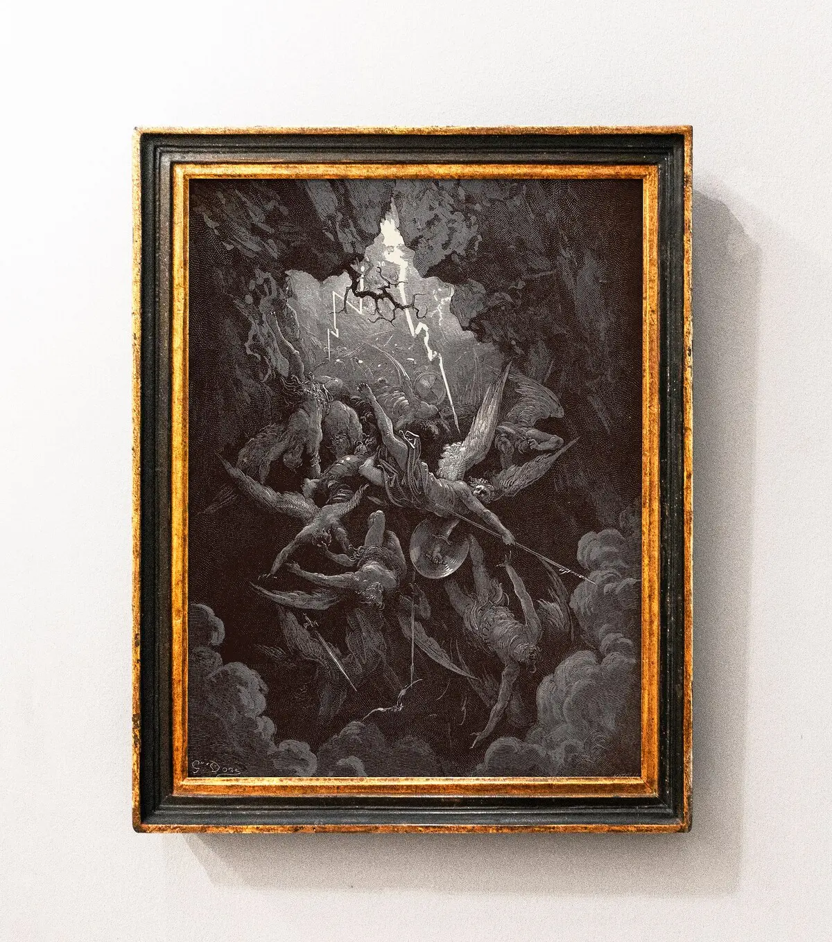 Dore, Paradise Lost, The Mouth of Hell - Gustave Dore Print, Renaissance, Inferno, Gothic Art, Wall Art, Dante, Engraving, Wall Decor