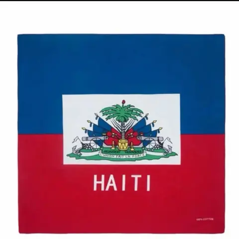 Haiti Country Flag - 100% Cotton, Decorative Accessory