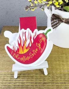 Spicy Pepper Magnetic Bookmark – “I Like Mine Extra Spicy” Funny Hot Chili Book Page Marker