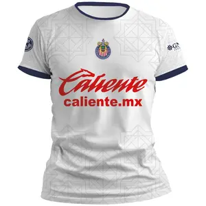 Liga MX Football Jersey Playera Chivas Visitante 23 Camisetas de Futbol, Football Gear, Sport Apparel, Soccer Jersey Men Women
