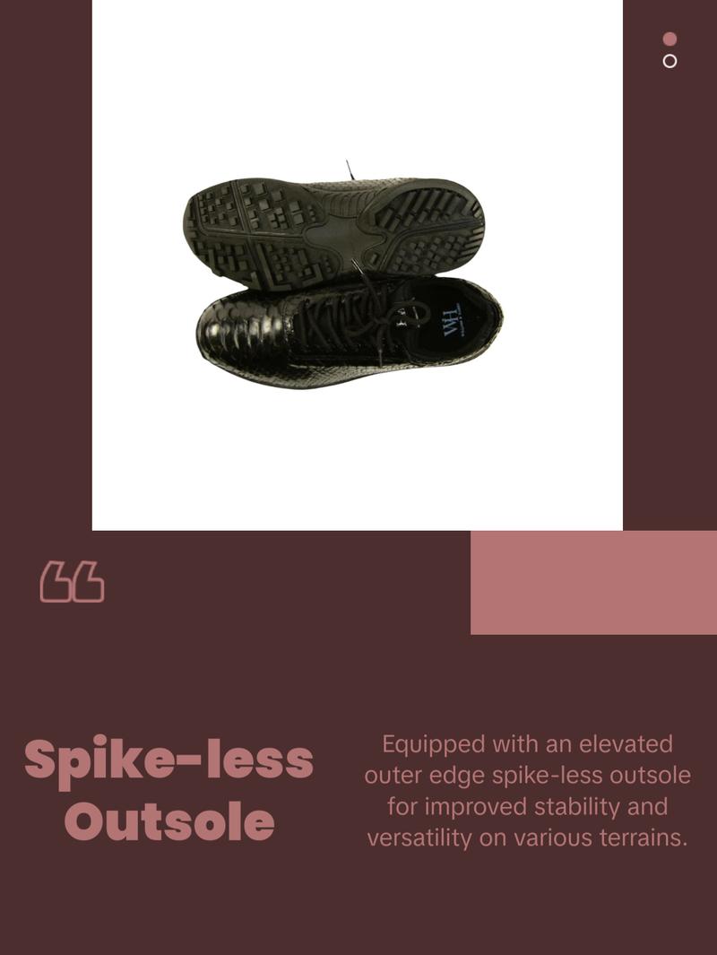 W&H Viper - Python Women's Golf Shoes in All Black