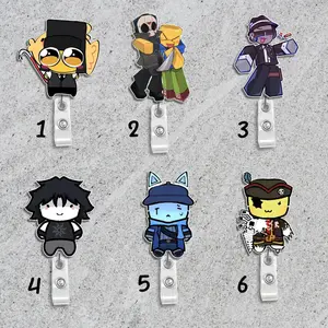 Forsaken badge reel  Video Game Gift, Roblox Acrylic badge reel , Two Time, Chance, 007n7, Mafioso And Gubby, Gamer Gift
