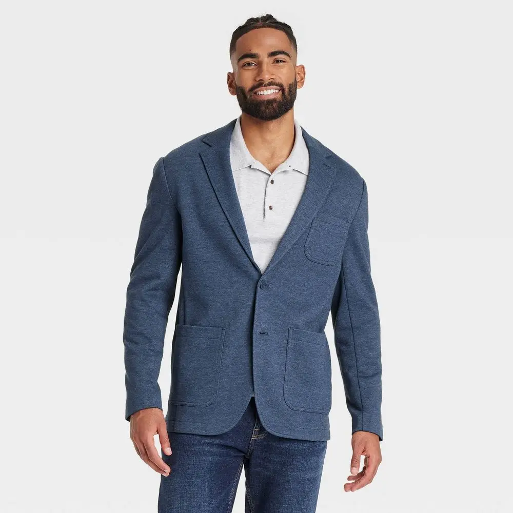 Men's Comfort Wear Knit Blazer - Goodfellow & Co Men's Comfort Wear Knit Blazer - Goodfellow & Co