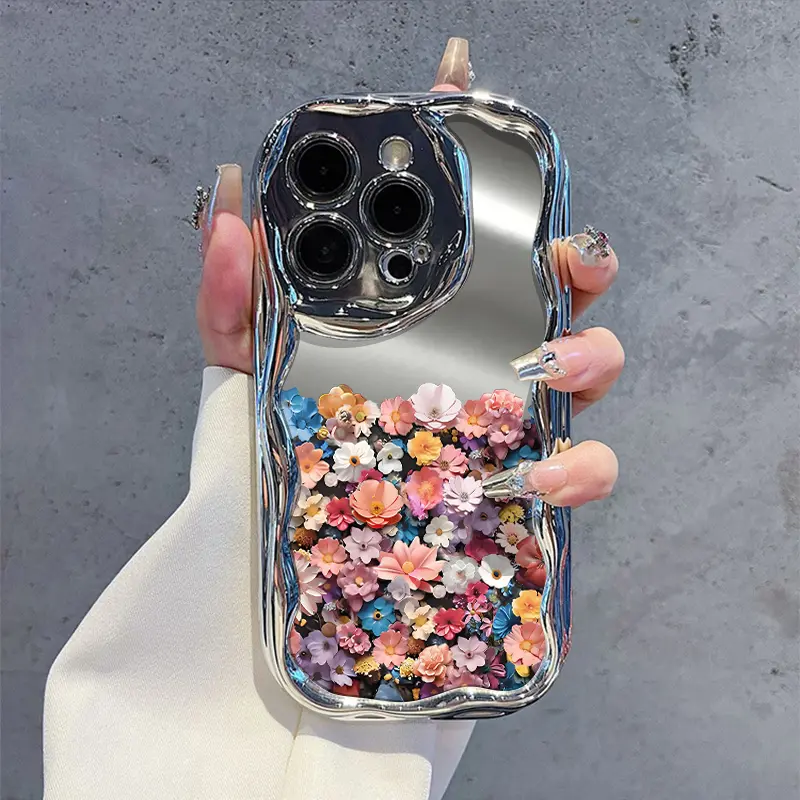 Florals Phone Case for use with iphone 17 air 16 pro max 15 plus 14 pro 13/12/11 X/XS XSMAX simple artistic Romantic Coastal phone cases latest viral phone case Electroplated