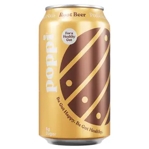 Poppi Prebiotic Soda, Root Beer, 12oz (Pack of 12) Poppi Prebiotic Soda, Root Beer, 12oz (Pack of 12)