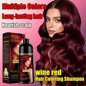 Hair Dye Shampoo, 3 in 1, Instant Hair Color, Grey Coverage, Ammonia Free, Herbal, Long Lasting, Hair Care, Multicolor，Ammonia-Free tiktokshopspringglowup