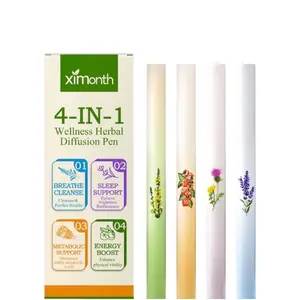 Aromatherapy Holding Stems Box On The Go | Botanical Essential Oil Blend Holder