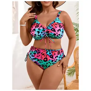 Bikini Set Women High Waisted - 2 Piece Swimsuit Tummy Control Push Up Bathing Suit Twist Front - Women's Swimwear for Beach Vacation 2024