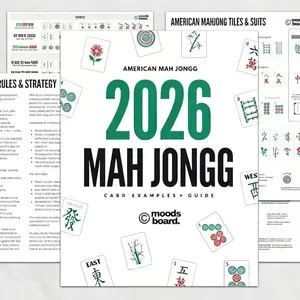 2026 American Mahjong Learning Cheat Sheet, Simple Practical Rules Guide, Term Analysis, Charleston Strategy, Beginner to Advanced Players