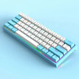 Mini mechanical keyboard with RGB backlight
