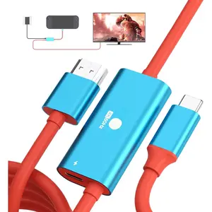 2 Dock Portable USB-C to HDMI  TV Docking Station Compatible with   2,OLED/Steam Deck/ROG Ally X /4K@60Hz / HDMI 2.0 / USB 3.0 5Gbps / PD 3.0 100W TV Travel Dock