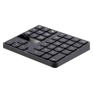 Rechargeable Wireless Numeric Keyboard for Home and Business Use, Mini Portable Silent Keyboard