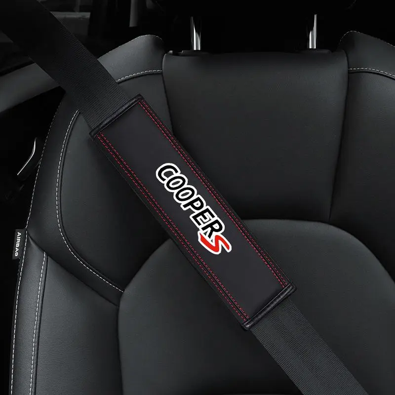 Car Seat Belt Shoulder Pad, Car Seat Belt Cover, Easy To Install and Remove, Car Interior Accessories, Car Interior Decoration for MINI Cooper F54 F55 F56 F57 R55 R56 R57 R60 R50 R52 R53