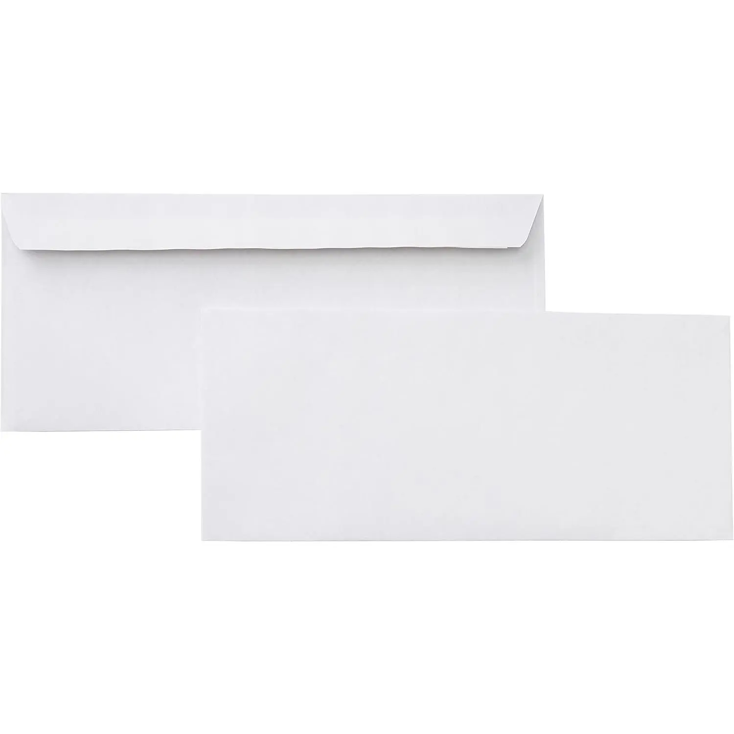 White Security-Tinted Self-Seal Business Envelopes, 500-Pack for Document Privacy, Home & Office Use