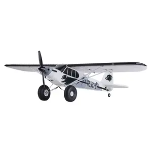 FMS Piper PA-18 Super Cub RC Airplane with 3536-850KV Motor CNC Landing Gear All-Terrain Tires Remote Control Aircraft High Performance for Kids Adults