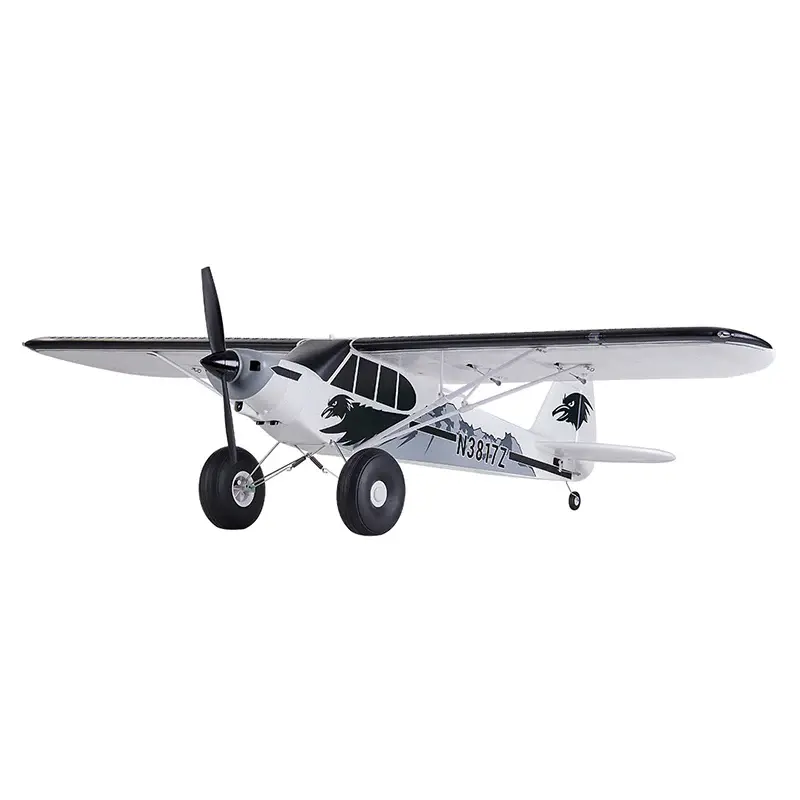 FMS Piper PA-18 Super Cub RC Airplane - 3536-850KV Motor, CNC Landing Gear, All-Terrain Tires, High-Performance Remote Control Aircraft for Kids & Adults