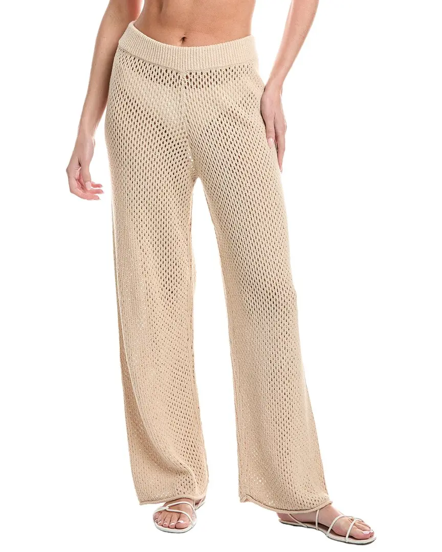Onia Crochet Knit Wide Leg Pant