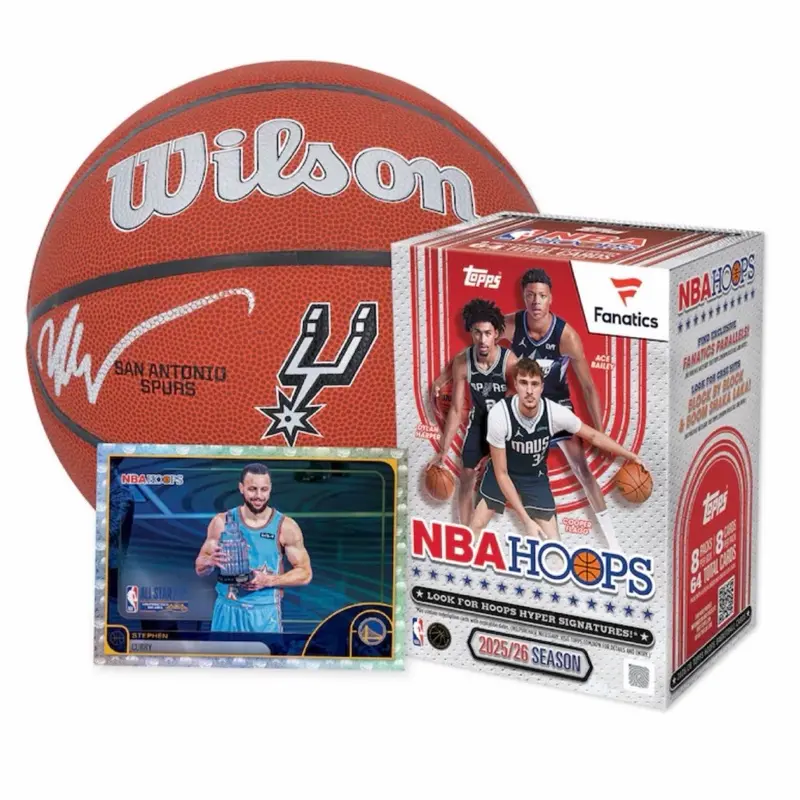 2025/26 Topps Hoops Basketball Factory Sealed Fanatics Exclusive Value Box Trading Cards