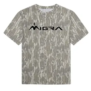 Funny Migra Bottomland Mossy Oak Camo Tee, Vintage Hunting Camouflage Shirt Men Women, Unisex Streetwear Outdoor Camo T-Shirt, Oversized Cotton Tactical Style Top