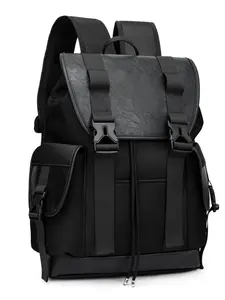 Business Commuter Backpack, Waterproof Oxford Fabric, Large Capacity Laptop Bag, Minimalist Design, Multi-Layer Travel Backpack