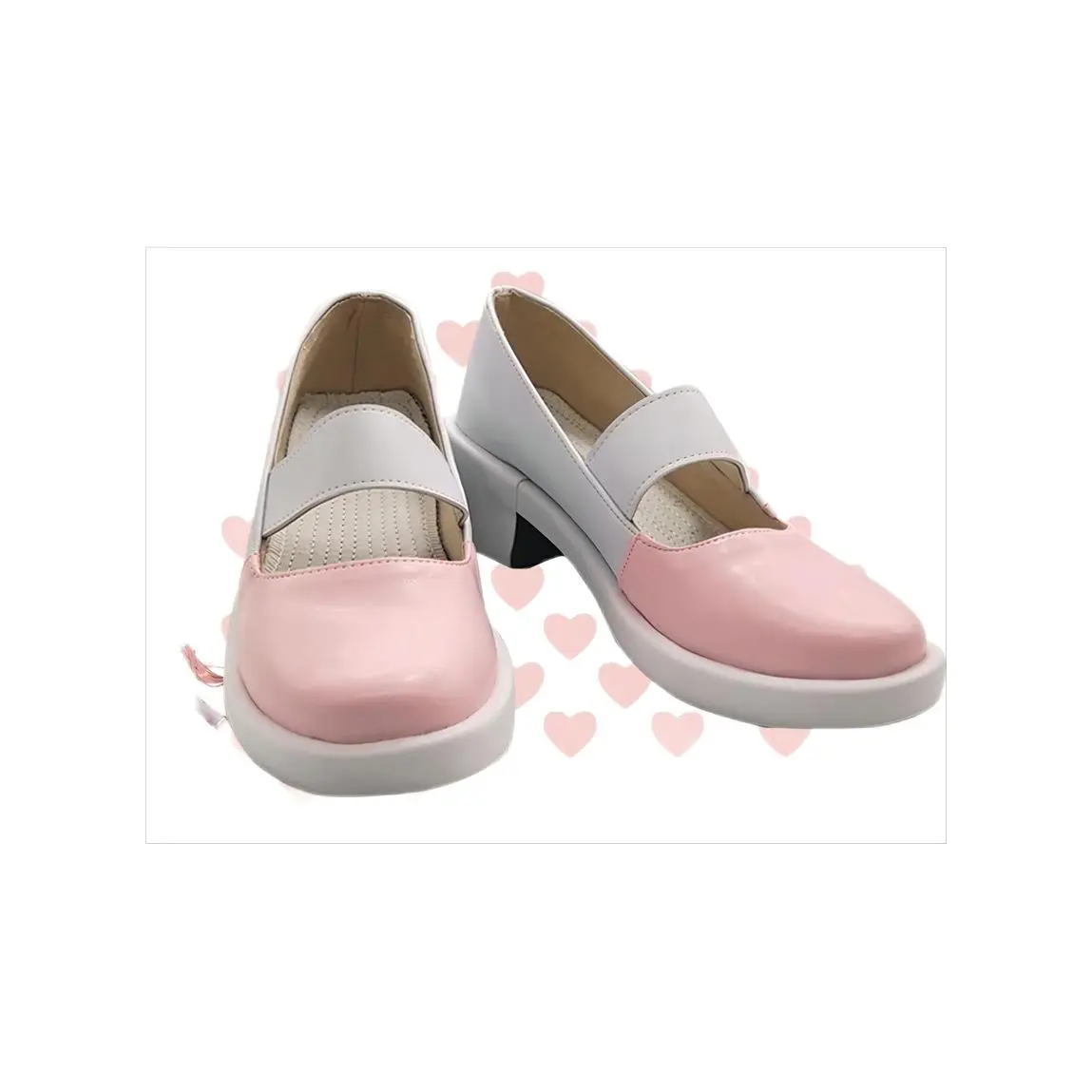 Cosplay Boots Adult Unisex Costume Shoes Custom Made Monika Doki Doki Bungeibu!