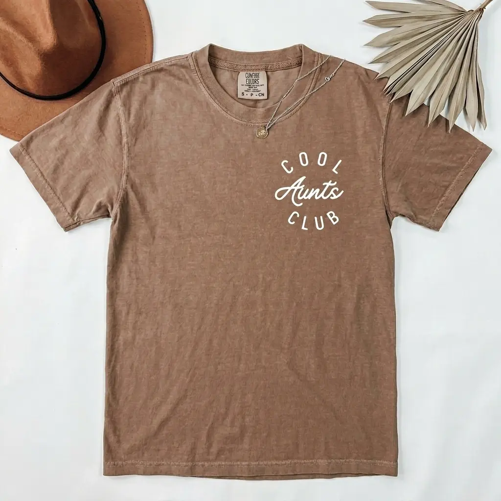 Comfort Colors Cool Aunts Club Shirt, Auntie Shirt, Mothers Day Shirt, New Aunt Gift, Pregnancy Announcement, Gift for Aunt, Aunt to be Tee