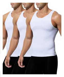 Arjen Kroos Men's Compression Tank Top Shirts 3 Pack High Elastic Breathable Undershirts
