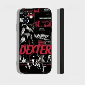 Movie D-Dexter Morgan Phone Case for iPhone 17,16,15,14,13,12,11,Pro,Max,Plus Phone Cover Soft Silicone Black Shockproof