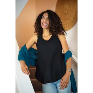 Gauze Tank Top