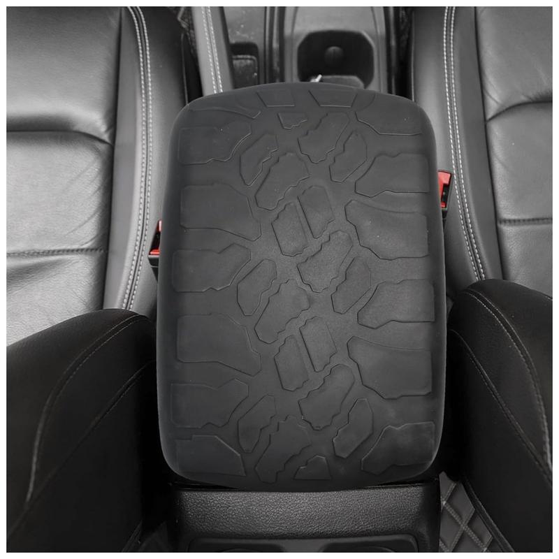 Center Console Armrest Cover Fit for 2018-2024 Jeep Wrangler JL JLU & Jeep Gladiator JT Armrest Storage Soft Mat Pet Antiscratch Mat Cover car  arm  rest  pad Seat Protectors Cushion Truck