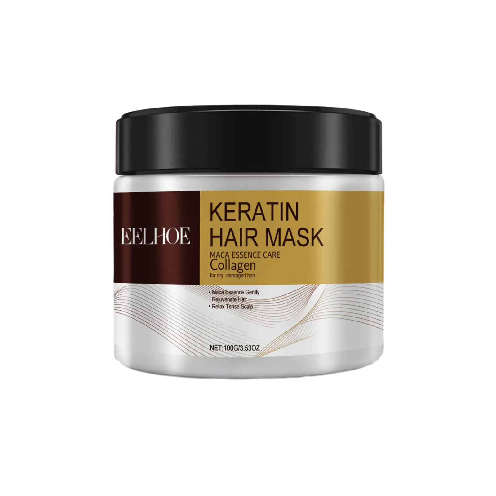 EELHOE Repair Moisturizing Hair Mask Deep Moisturizing Repair Damaged Hair Dry Split Knot Hair Mask