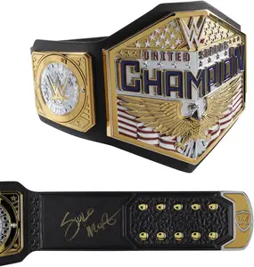 Solo Sikoa WWE Autographed United States Championship Replica Title Belt - Fanatics Authentic Certified